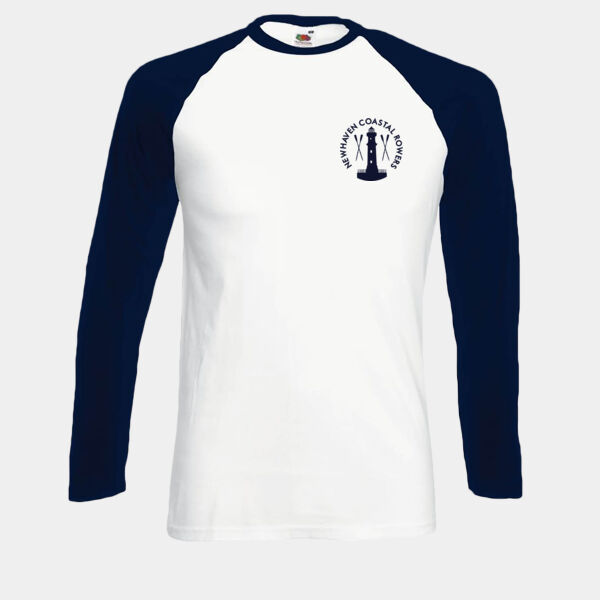 SS32 Contrast Long Sleeve Baseball T-Shirt  Thumbnail